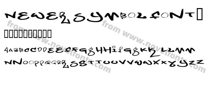 Newer Symbol Font5Preview