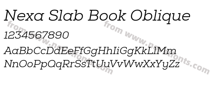 Nexa Slab Book ObliquePreview