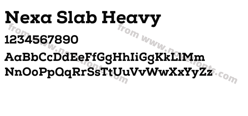 Nexa Slab HeavyPreview