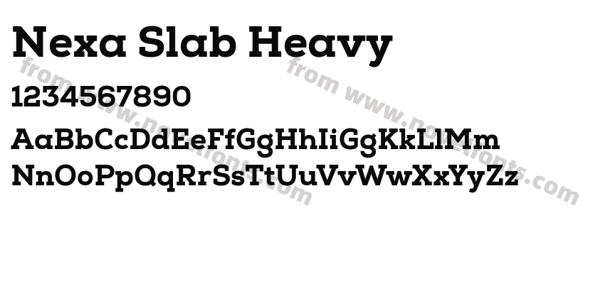 Nexa Slab HeavyPreview