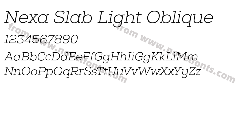 Nexa Slab Light ObliquePreview