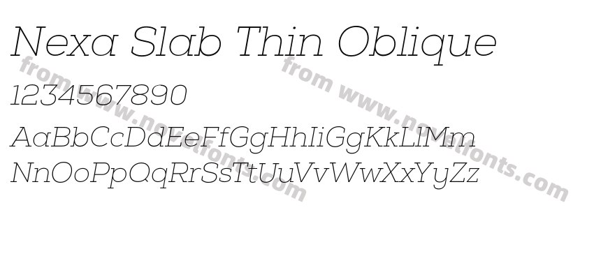 Nexa Slab Thin ObliquePreview