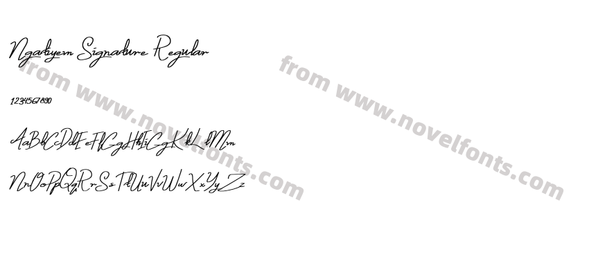 Ngatiyem Signature RegularPreview