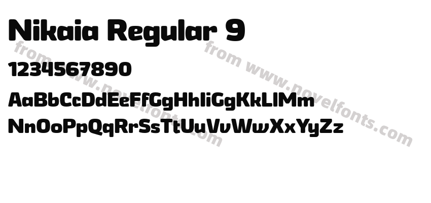 Nikaia Regular 9Preview