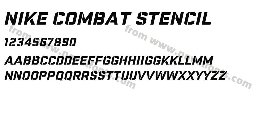 Nike Combat StencilPreview