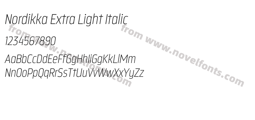 Nordikka Extra Light ItalicPreview