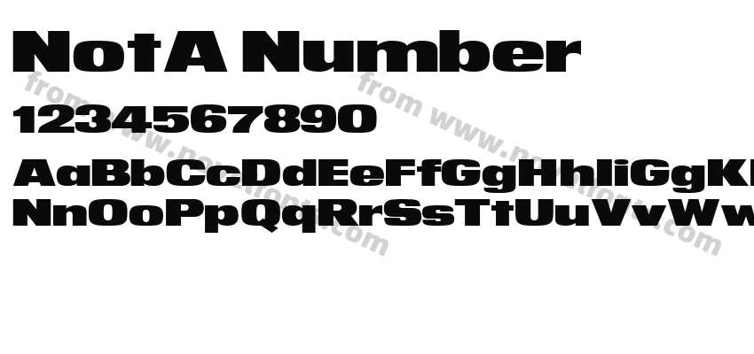 NotA NumberPreview