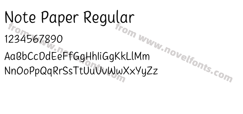 Note Paper RegularPreview