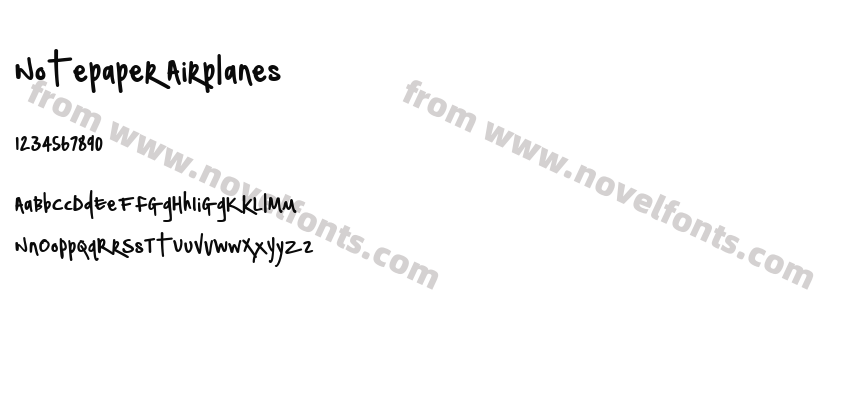 Notepaper AirplanesPreview