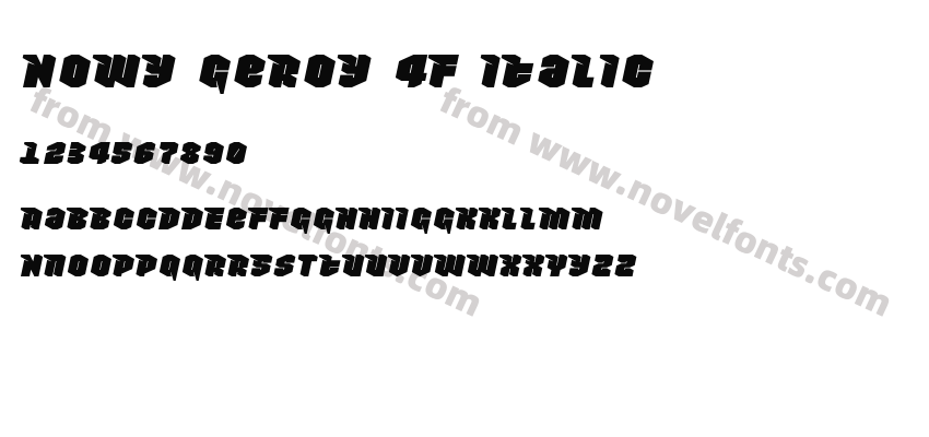 Nowy Geroy 4F ItalicPreview