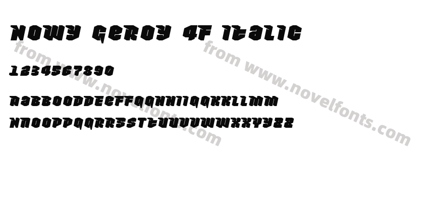 Nowy Geroy 4F ItalicPreview