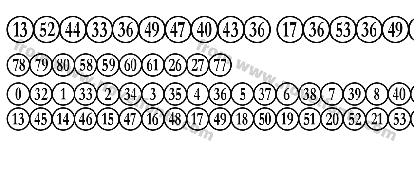 Numberpile Reversed RegularPreview