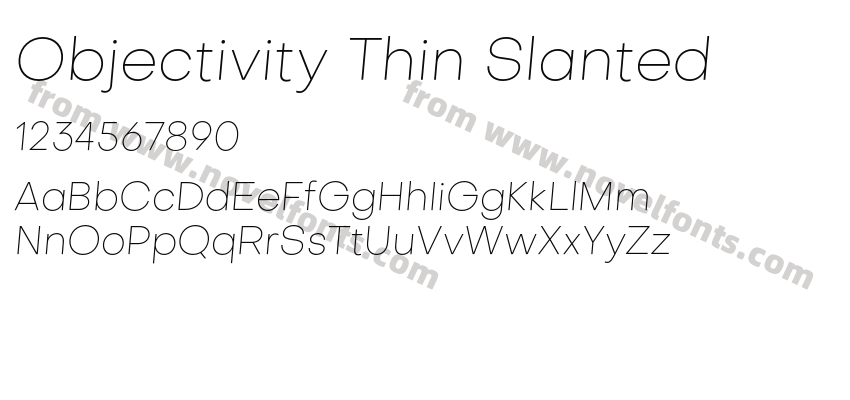 Objectivity Thin SlantedPreview