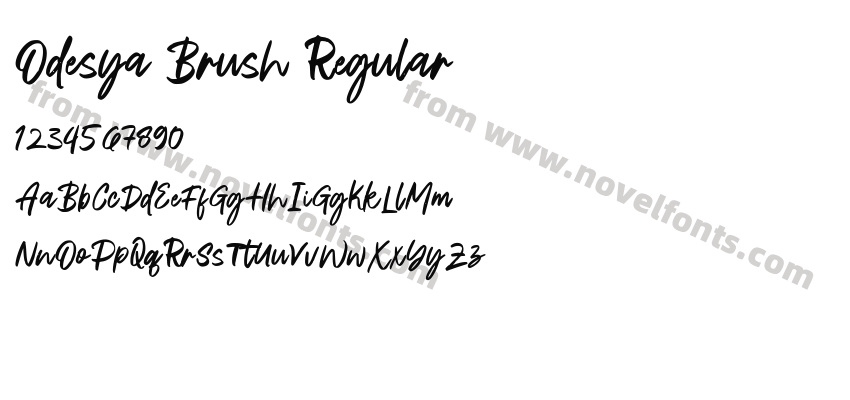 Odesya Brush RegularPreview
