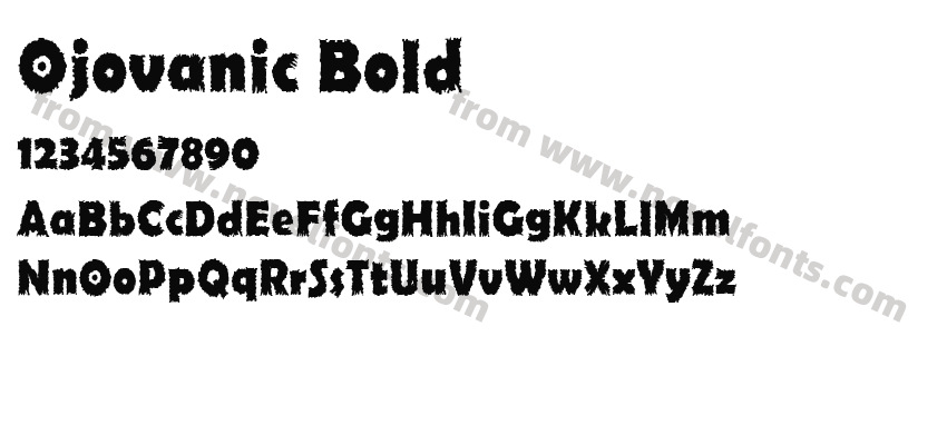 Ojovanic BoldPreview