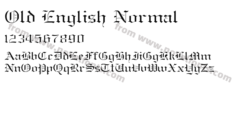 Old English NormalPreview