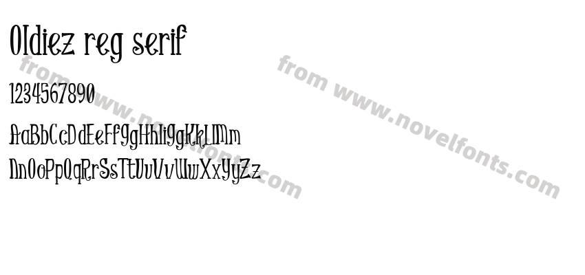 Oldiez reg serifPreview