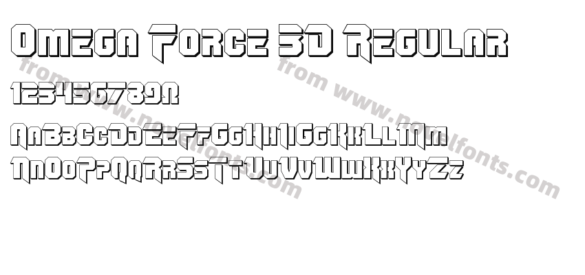 Omega Force 3D RegularPreview