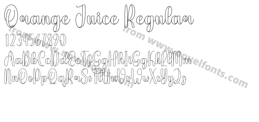 Orange Juice RegularPreview