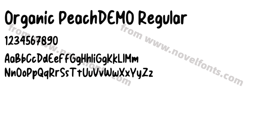 Organic PeachDEMO RegularPreview