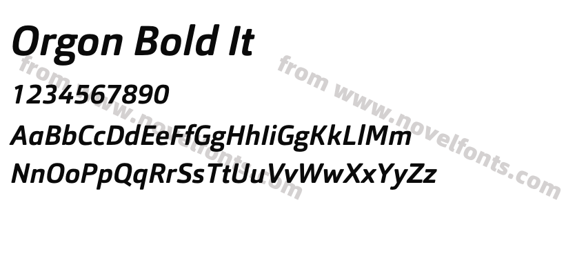 Orgon Bold ItPreview