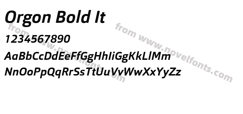 Orgon Bold ItPreview