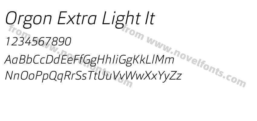 Orgon Extra Light ItPreview