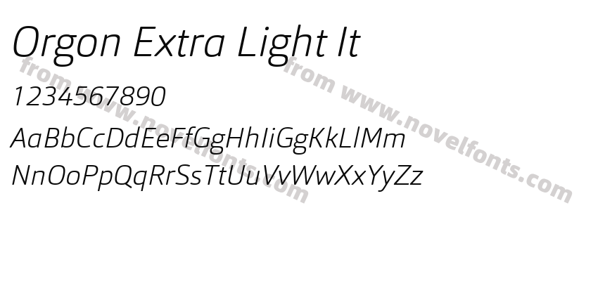 Orgon Extra Light ItPreview