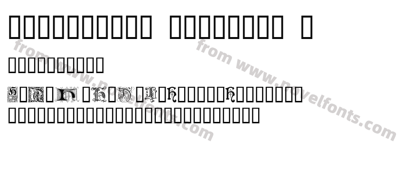Ornamental Initials HPreview
