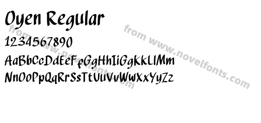 Oyen RegularPreview