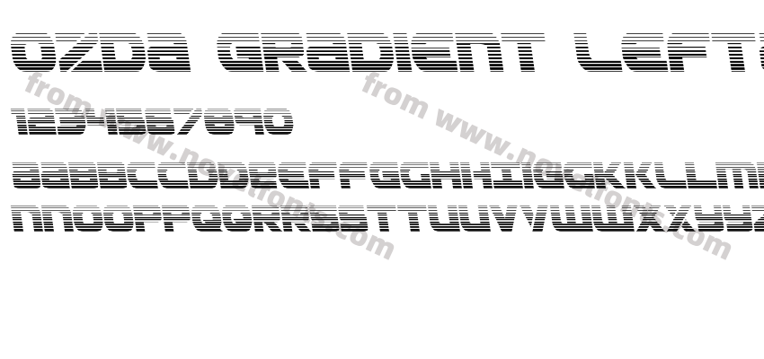 Ozda Gradient LeftalicPreview