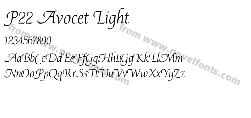P22 Avocet LightPreview