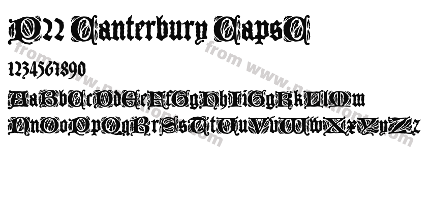 P22 Canterbury CapsCPreview