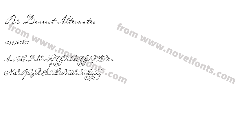 P22 Dearest AlternatesPreview
