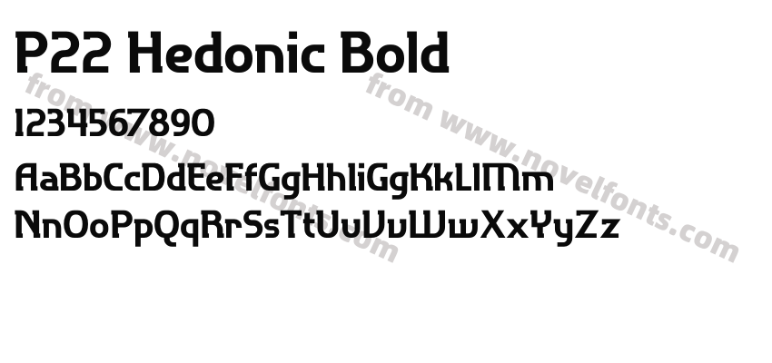 P22 Hedonic BoldPreview