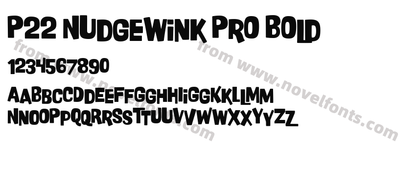 P22 Nudgewink Pro BoldPreview