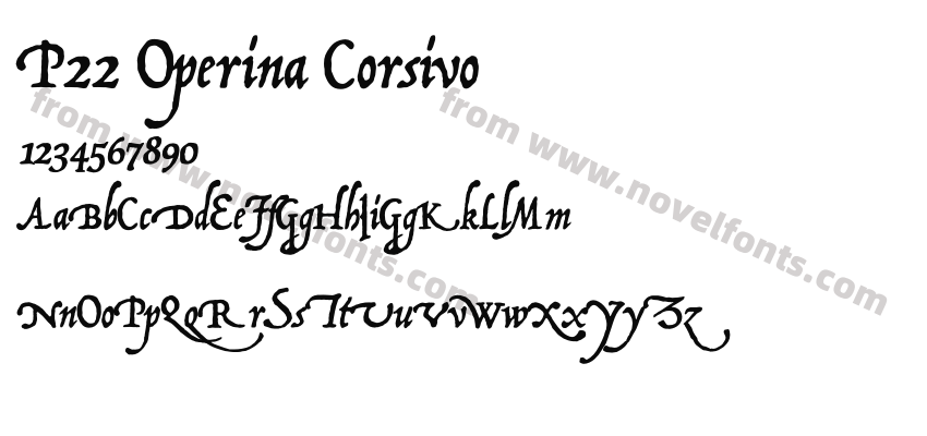 P22 Operina CorsivoPreview