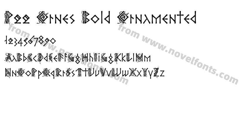 P22 Ornes Bold OrnamentedPreview