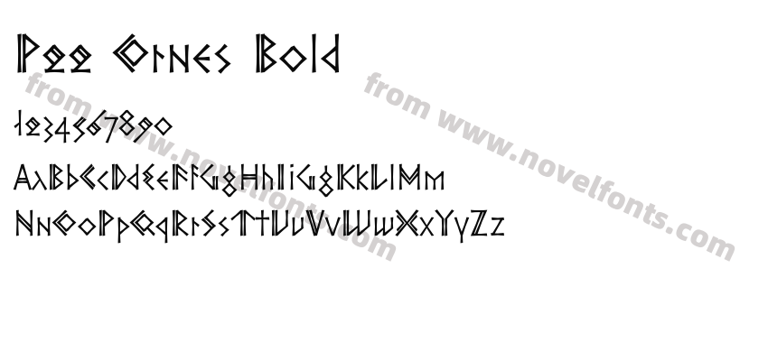 P22 Ornes BoldPreview