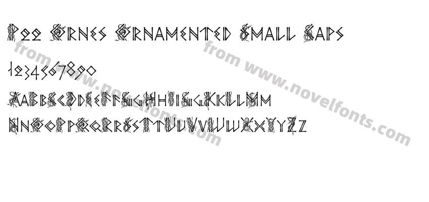 P22 Ornes Ornamented Small CapsPreview