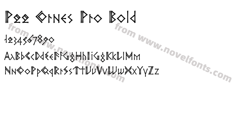 P22 Ornes Pro BoldPreview