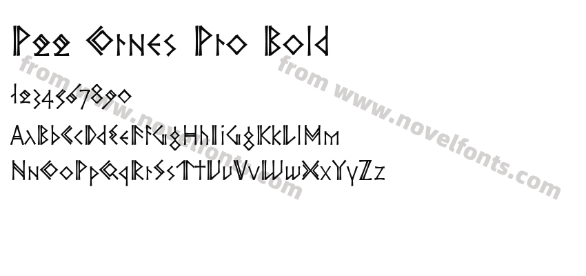 P22 Ornes Pro BoldPreview