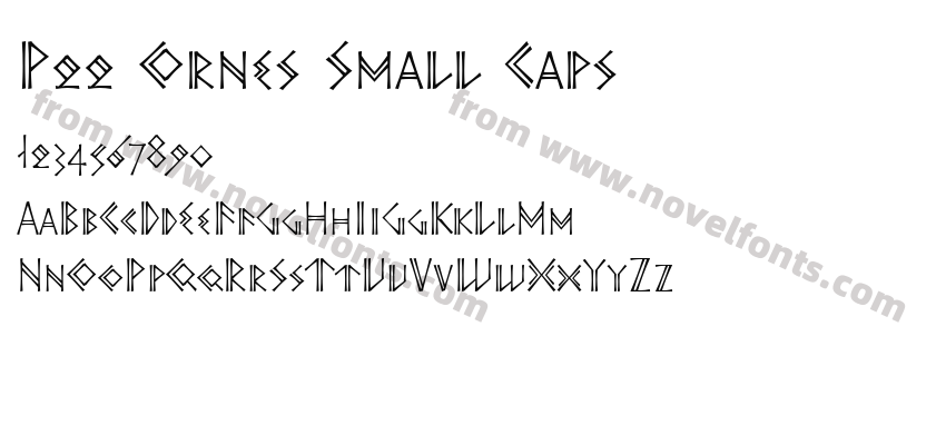 P22 Ornes Small CapsPreview