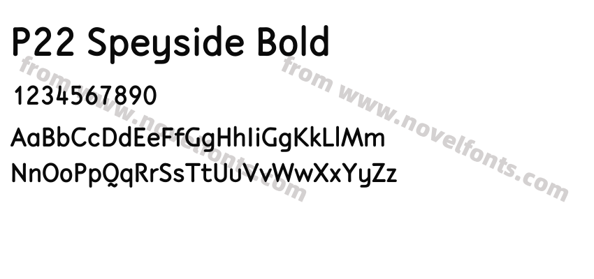 P22 Speyside BoldPreview