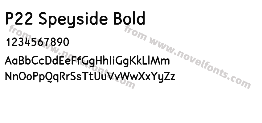 P22 Speyside BoldPreview