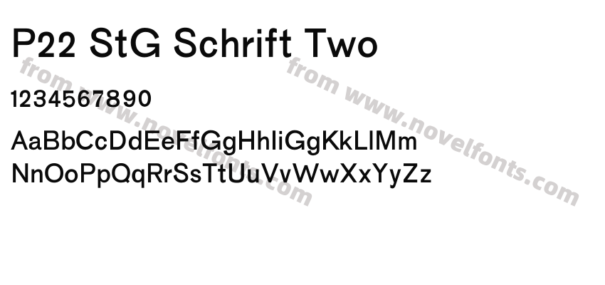 P22 StG Schrift TwoPreview