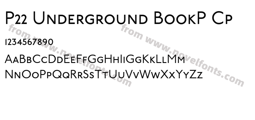 P22 Underground BookP CpPreview