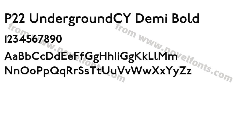 P22 UndergroundCY Demi BoldPreview