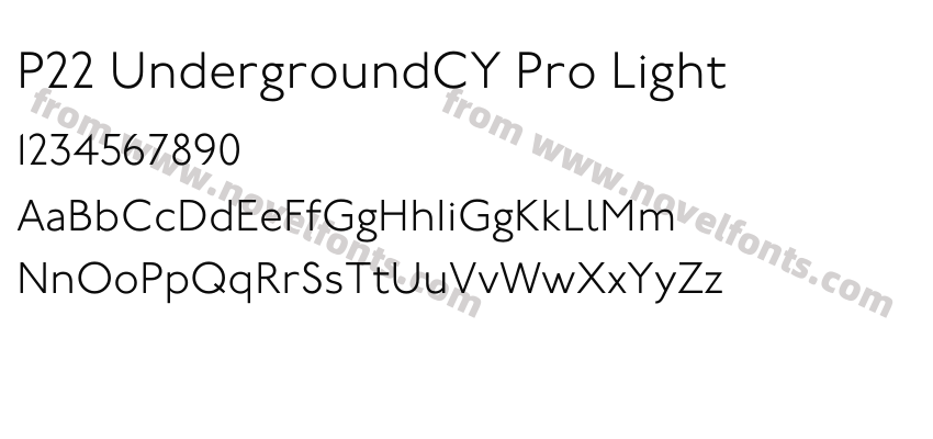 P22 UndergroundCY Pro LightPreview
