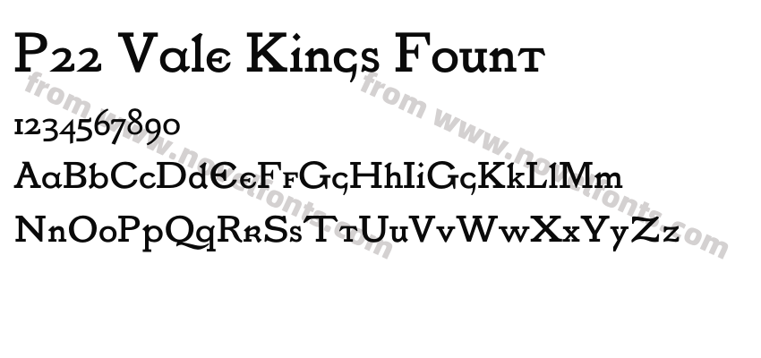 P22 Vale Kings FountPreview